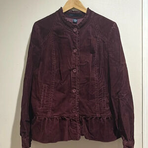 Ashley Judd Corduroy Jacket Size XL NWT
